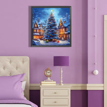 Load image into Gallery viewer, Diamond Painting - Full Round - winter christmas tree (40*40CM)
