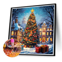 Load image into Gallery viewer, Diamond Painting - Full Round - winter christmas tree (40*40CM)
