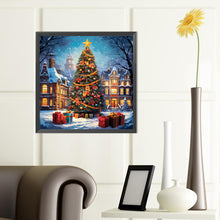 Load image into Gallery viewer, Diamond Painting - Full Round - winter christmas tree (40*40CM)
