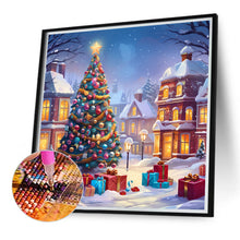 Load image into Gallery viewer, Diamond Painting - Full Round - winter christmas tree (40*40CM)
