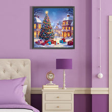 Load image into Gallery viewer, Diamond Painting - Full Round - winter christmas tree (40*40CM)
