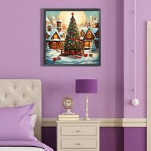 Load image into Gallery viewer, Diamond Painting - Full Round - winter christmas tree (40*40CM)
