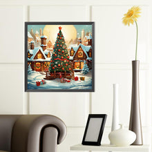 Load image into Gallery viewer, Diamond Painting - Full Round - winter christmas tree (40*40CM)
