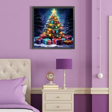 Load image into Gallery viewer, Diamond Painting - Full Round - winter christmas tree (40*40CM)
