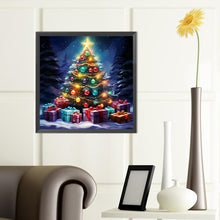 Load image into Gallery viewer, Diamond Painting - Full Round - winter christmas tree (40*40CM)
