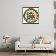 Load image into Gallery viewer, Diamond Painting - Partial Special Shaped - Christmas wreath (30*30CM)
