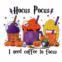 Load image into Gallery viewer, Diamond Painting - Full Round - halloween coffee (40*40CM)
