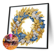 Load image into Gallery viewer, Diamond Painting - Partial Special Shaped - Christmas wreath (30*30CM)
