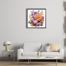 Load image into Gallery viewer, Diamond Painting - Partial Special Shaped - Autumn pumpkin sunflower (30*30CM)
