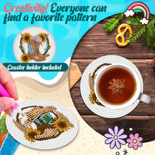 Load image into Gallery viewer, Diamond Painting Art Coaster Kit Acrylic Round with Holder (6pcs Chelsea Boots)
