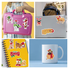 Load image into Gallery viewer, 4pcs/2set Gem Art DIY Craft Kits Xmas Cartoon Puppies Diamond Painting Sticker
