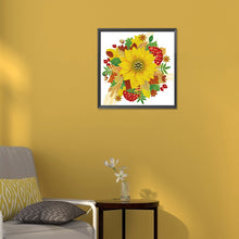Load image into Gallery viewer, Diamond Painting - Partial Special Shaped - sunflower (30*30CM)
