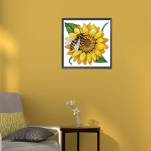 Load image into Gallery viewer, Diamond Painting - Partial Special Shaped - sunflower (30*30CM)
