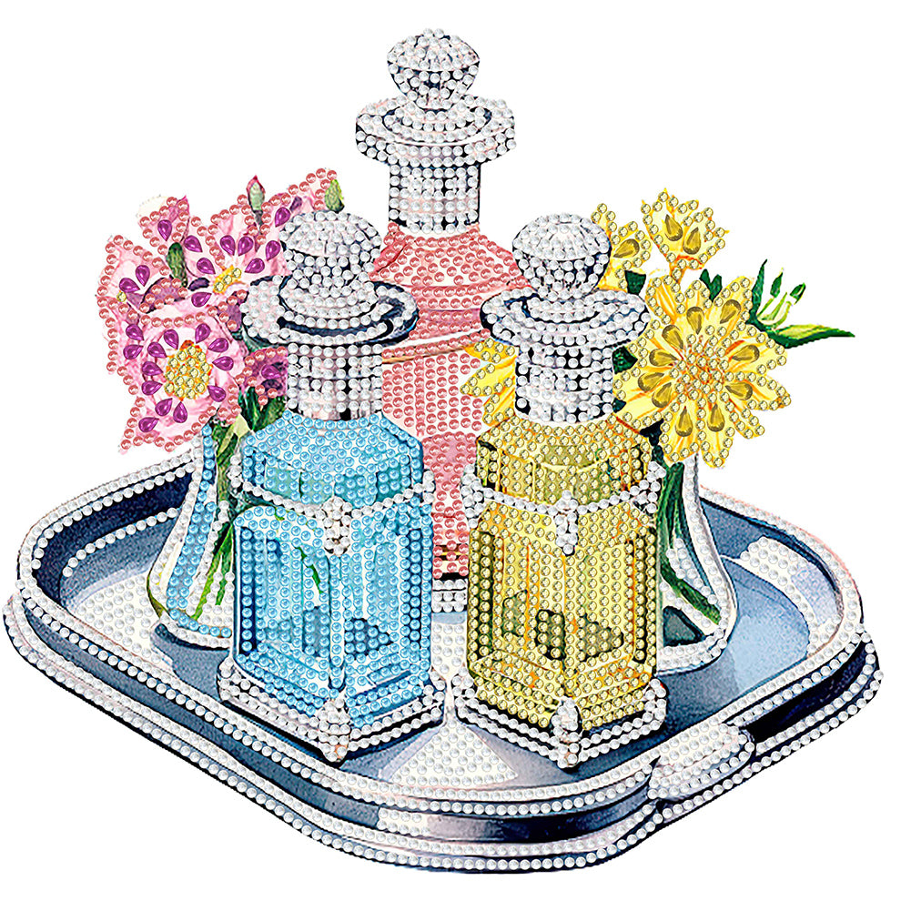 Diamond Painting - Partial Special Shaped - exquisite perfume (30*30CM)