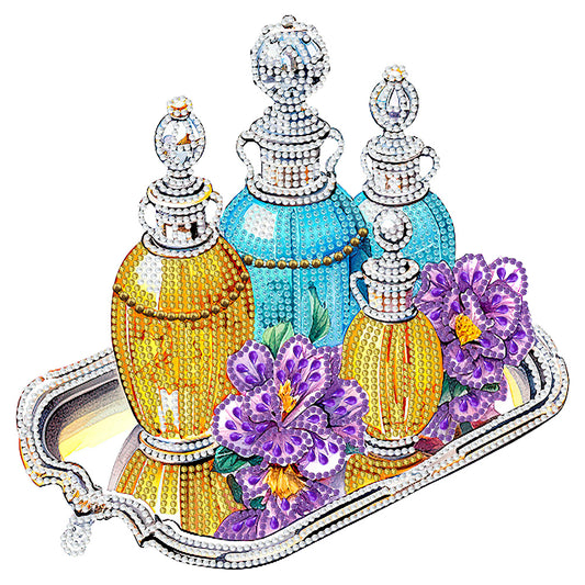 Diamond Painting - Partial Special Shaped - exquisite perfume (30*30CM)