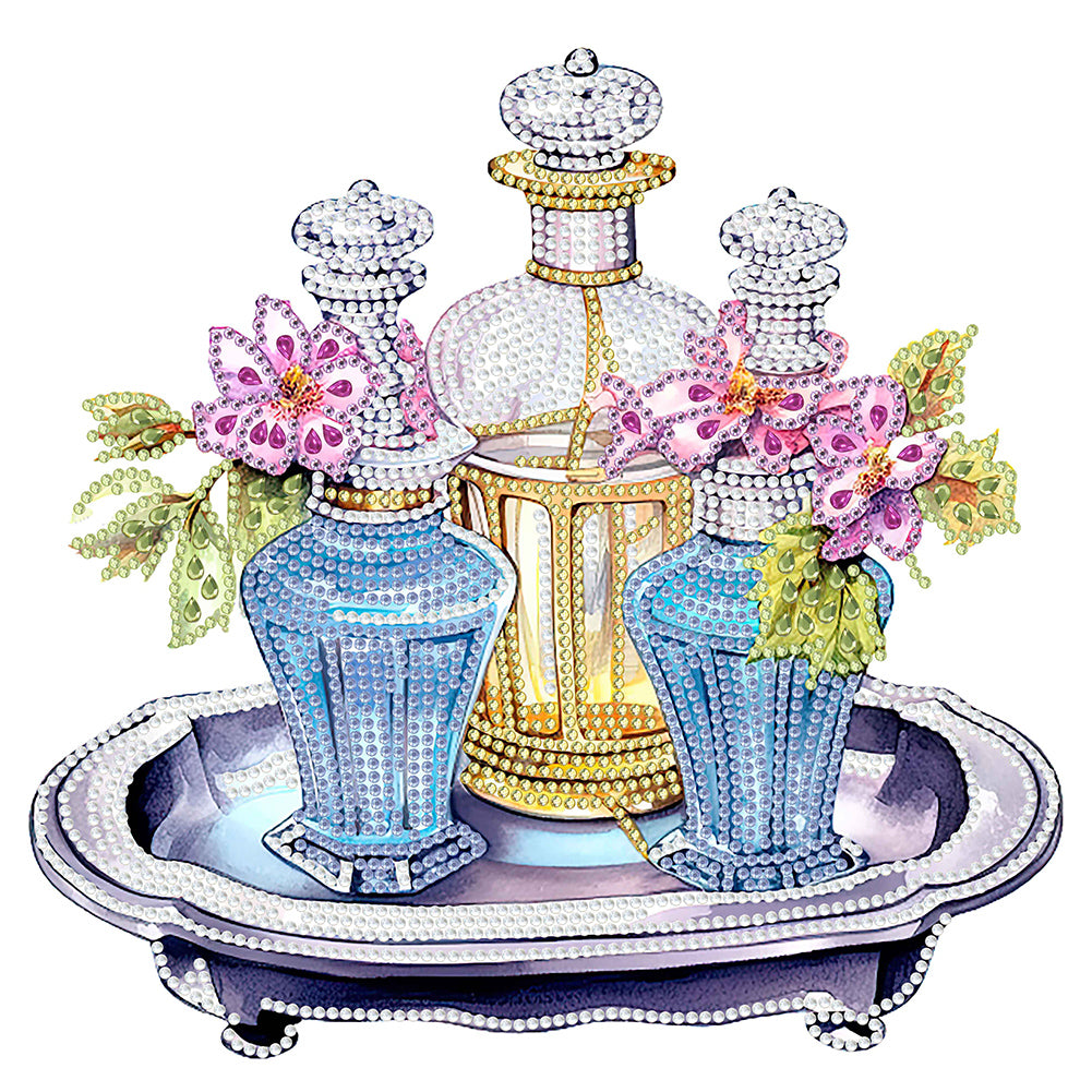 Diamond Painting - Partial Special Shaped - exquisite perfume (30*30CM)