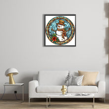 Load image into Gallery viewer, Diamond Painting - Partial Special Shaped - Christmas snowman (30*30CM)
