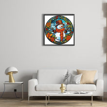 Load image into Gallery viewer, Diamond Painting - Partial Special Shaped - Christmas snowman (30*30CM)

