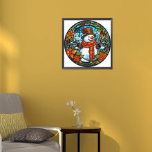 Load image into Gallery viewer, Diamond Painting - Partial Special Shaped - Christmas snowman (30*30CM)
