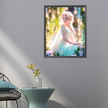Load image into Gallery viewer, Diamond Painting - Full Round - Frozen Princess Elsa and flowers (40*50CM)
