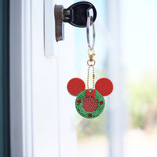Load image into Gallery viewer, 5/6PCS Full Drill Keyring Xmas Dessert Cake Double Sided Xmas Bell Special Shape
