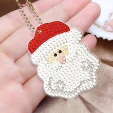 Load image into Gallery viewer, 5/6PCS Full Drill Keyring Xmas Dessert Cake Double Sided Xmas Bell Special Shape
