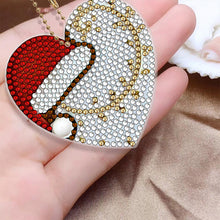 Load image into Gallery viewer, 5/6PCS Full Drill Keyring Xmas Dessert Cake Double Sided Xmas Bell Special Shape
