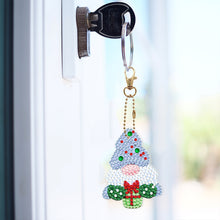Load image into Gallery viewer, 5/6PCS Full Drill Keyring Xmas Dessert Cake Double Sided Xmas Bell Special Shape
