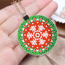 Load image into Gallery viewer, 5/6PCS Full Drill Keyring Xmas Dessert Cake Double Sided Xmas Bell Special Shape
