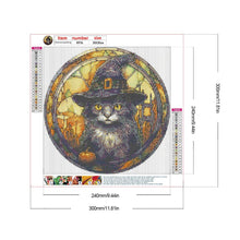 Load image into Gallery viewer, Diamond Painting - Full Round - halloween horror atmosphere glass art (30*30CM)
