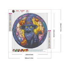 Load image into Gallery viewer, Diamond Painting - Full Round - halloween horror atmosphere glass art (30*30CM)
