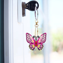 Load image into Gallery viewer, 8PCS Double Sided Rhinestone Painting Pendant Ornament(Butterfly OwlHummingbird)
