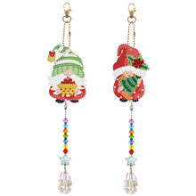 Load image into Gallery viewer, 2PCS Diamond Drawing Hanging Ornament Kit Suncatcher (Double Gnome)
