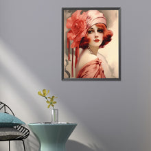 Load image into Gallery viewer, Diamond Painting - Full Round - charming woman (40*50CM)
