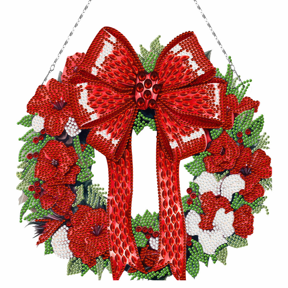 Special Shaped Crystal Painting Wreath Kit DIY Full Drill Garland (#1)