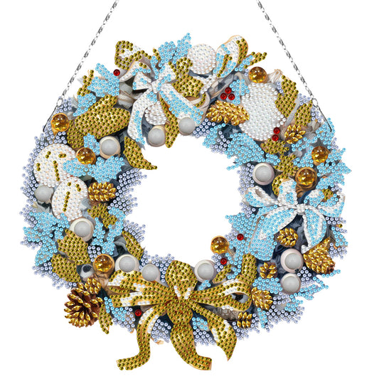 Special Shaped Crystal Painting Wreath Kit DIY Full Drill Garland (#3)