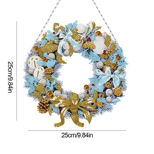 Special Shaped Crystal Painting Wreath Kit DIY Full Drill Garland (#3)