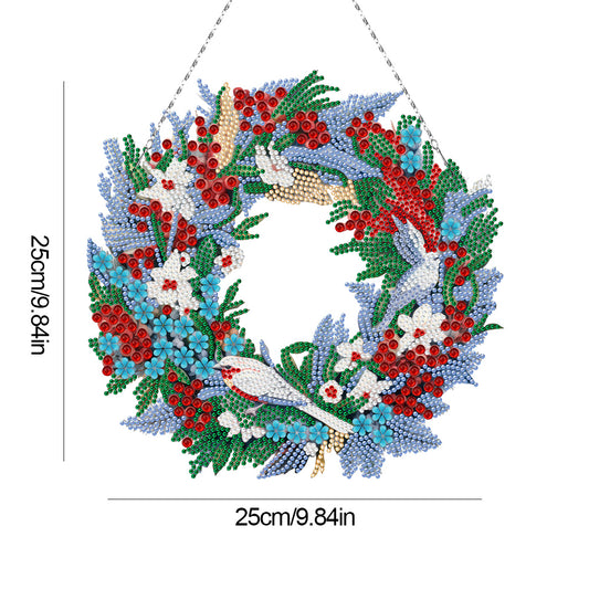 Special Shaped Crystal Painting Wreath Kit DIY Full Drill Garland (#7)