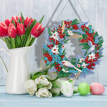 Load image into Gallery viewer, Special Shaped Crystal Painting Wreath Kit DIY Full Drill Garland (#7)
