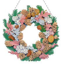 Load image into Gallery viewer, Special Shaped Crystal Painting Wreath Kit DIY Full Drill Garland (#8)
