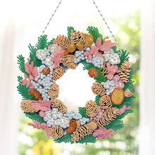 Load image into Gallery viewer, Special Shaped Crystal Painting Wreath Kit DIY Full Drill Garland (#8)

