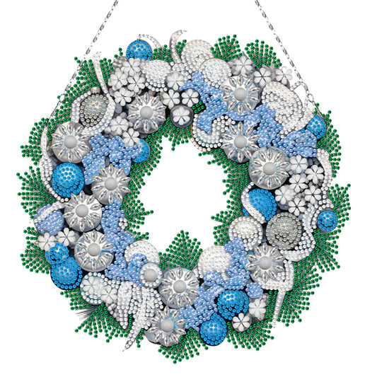 Special Shaped Crystal Painting Wreath Kit DIY Full Drill Garland (#10)