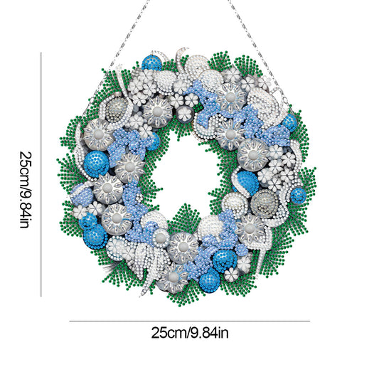 Special Shaped Crystal Painting Wreath Kit DIY Full Drill Garland (#10)