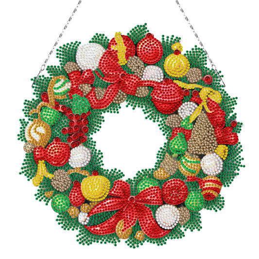 Special Shaped Crystal Painting Wreath Kit DIY Full Drill Garland (#11)