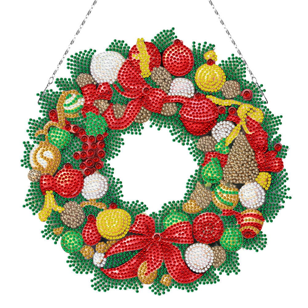 Special Shaped Crystal Painting Wreath Kit DIY Full Drill Garland (#11)
