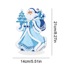 Load image into Gallery viewer, 5D DIY Diamond Art Table Decor Guardian Snowman Christmas Decor Embrace Snowman
