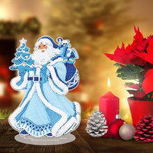 Load image into Gallery viewer, 5D DIY Diamond Art Table Decor Guardian Snowman Christmas Decor Embrace Snowman
