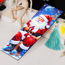 Load image into Gallery viewer, 2PCS Christmas Diamond Drawing Bookmarks Special Shape Crystal Painting Bookmark
