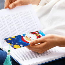 Load image into Gallery viewer, 2PCS Christmas Diamond Drawing Bookmarks Special Shape Crystal Painting Bookmark
