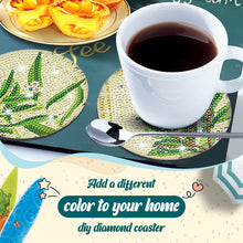 Load image into Gallery viewer, 6/8/10PCS Special Shape Diamond Painting Art Coaster Kit with Holder Cartoon Cat

